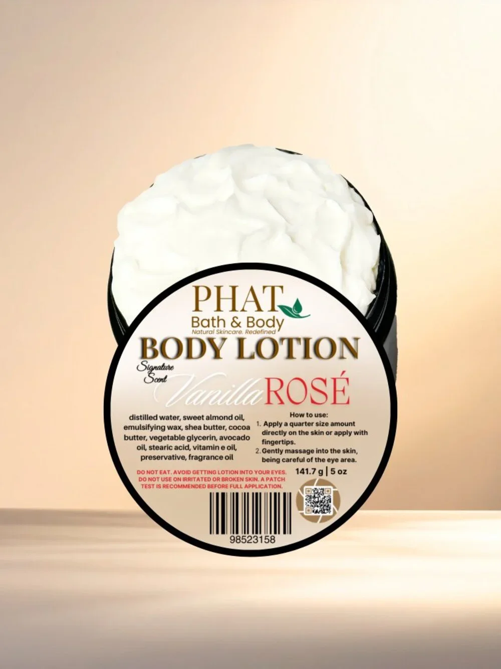 Phat Bath & Body Vanilla Rosé Body Lotion